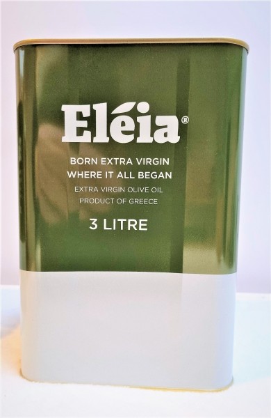 Eléia Premium Olivenöl 100% Koroneiki Sonderpreis wegen leichte Beschädigung am Kanister , 3 Liter K
