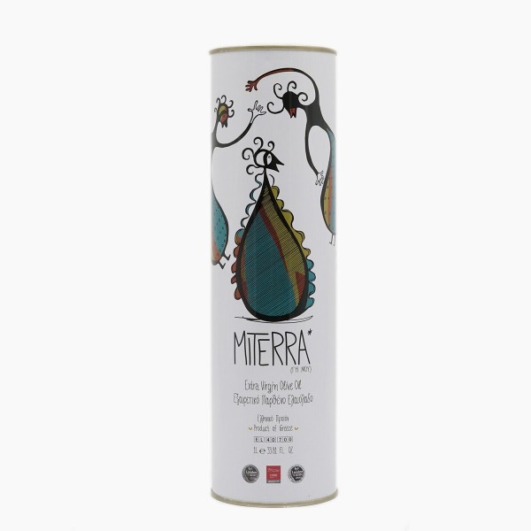 "Miterra" Premium Olivenöl aus Kreta MDH 30.10.23, 1 Liter Dose