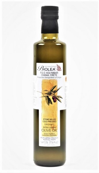 Biolea Bio Premium Olivenöl aus Kreta Ernte 22/23 steingemahlen, 500 ml