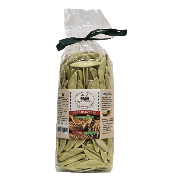 Olivenblatt-Makkaronii traditional mit Spinat, 400 g