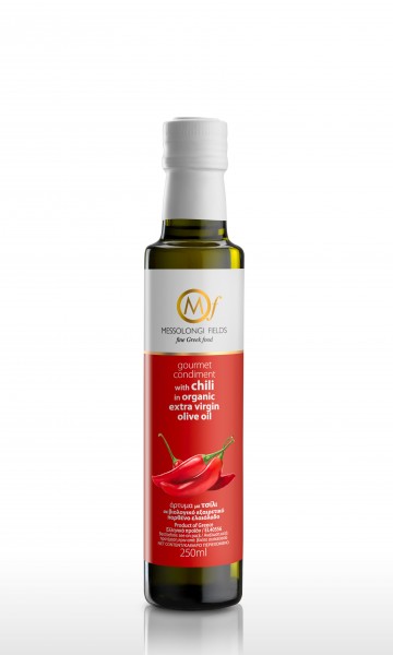 Messolongi Gourmet Chili Olivenöl, 250 ml