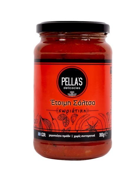 "Pella´s" Traditionale Tomaten Sauce, ready-to-serve, 360 g
