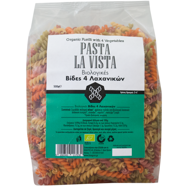 "Pasta La Vista" Bio Fusilli 4 Gemüse, 500 g