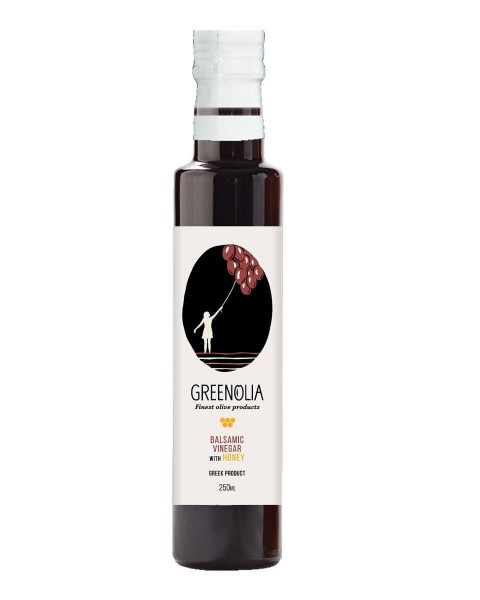 Greenolia Premium Balsamico-Essig mit Honig, 250 ml