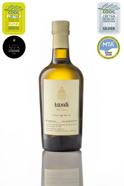 Taxidi Premium Olivenöl aus Kreta limitiert, 500 ml
