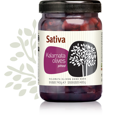 "Sativa" Kalamon Oliven ohne Stein, 400 g
