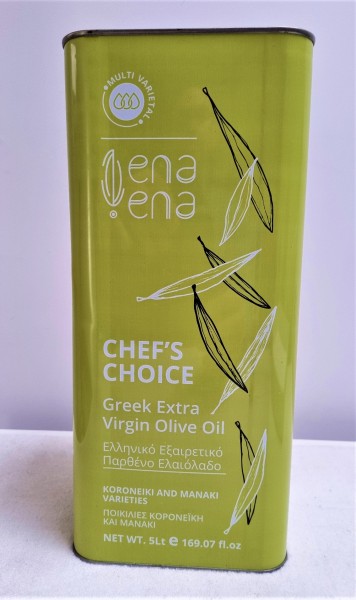 "Ena Ena" Chef’s Choice Multi Varietal, Koroneiki & Manaki NUR HEUTE!!!, 5 L. Kanister