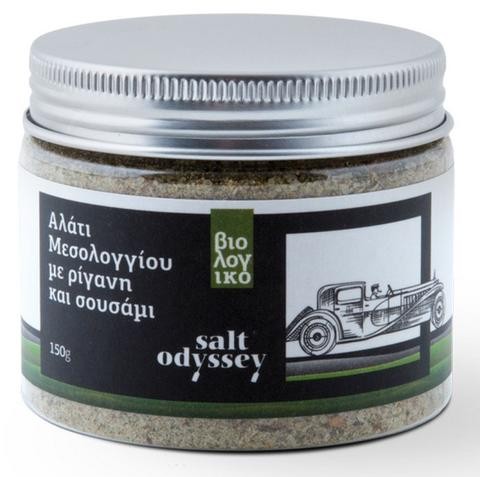'Salt Odyssey' Bio Meersalz mit Oregano und Sesam, 150 g