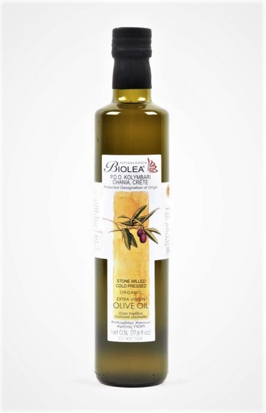 Biolea Bio Premium Olivenöl aus Kreta, steingemahlen, 500 ml