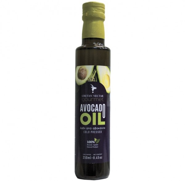 "Cretan Nektar" Avocadoöl aus Bio-Avocados (essbar), 250ml