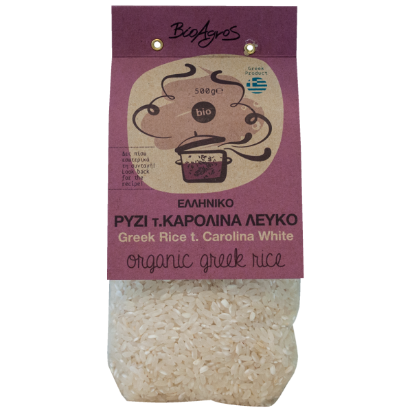 Griechischer Bio-Premium Reis Carolina, 500 g