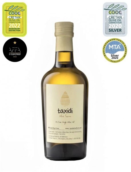 Taxidi Premium Olivenöl aus Kreta limitiert MDH 05.07.23 500 ml