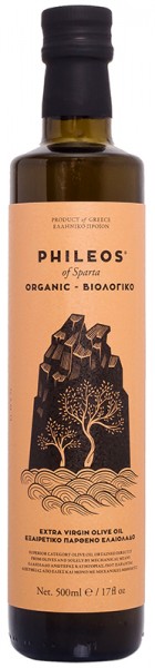 Phileos Bio Premium Olivenöl aus Sparta Ernte 2020/21, 750 ml