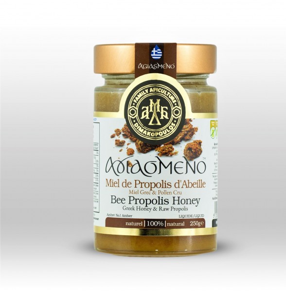 "Agiasmeno" Bio-Honig mit Propolis MDH 19.1.23, 250 g